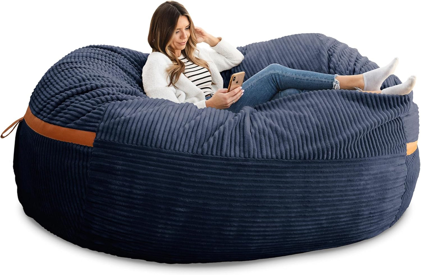 Big Joe Fuf XXL Foam Filled Bean Bag Chair for Ultimate Comfort