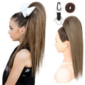 SEIKEA Cheer Ponytail Hair Piece 16in Ash Blonde - Soft, Secure Look