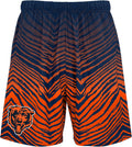 Zubaz NFL Men's 7ft Inseam Shorts - Vibrant Camo & Zebra Fade