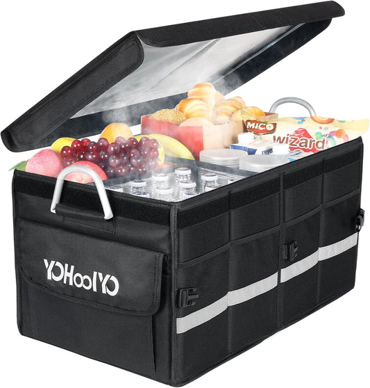 Insulated Car Trunk Organizer with Multi Compartments for SUV 65L