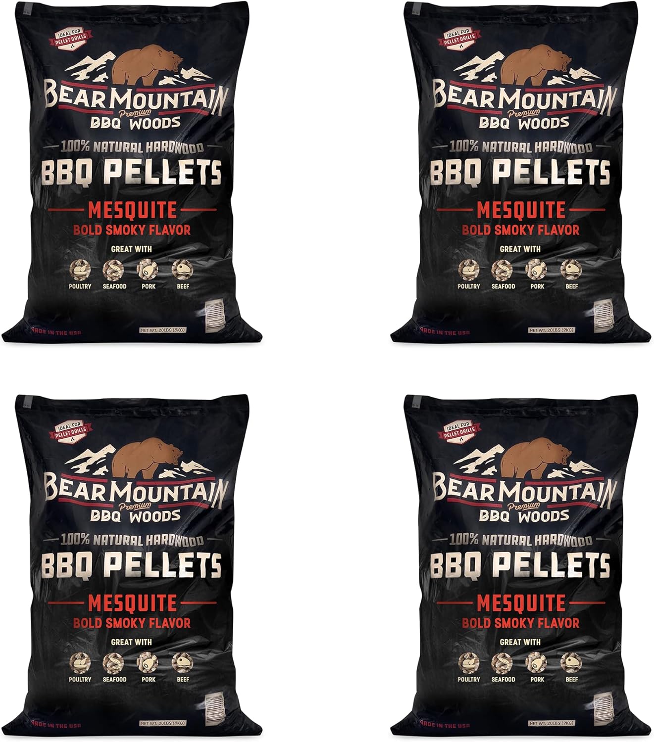 Bear Mountain BBQ FK17 Premium Mesquite BBQ Pellets 20 lbs