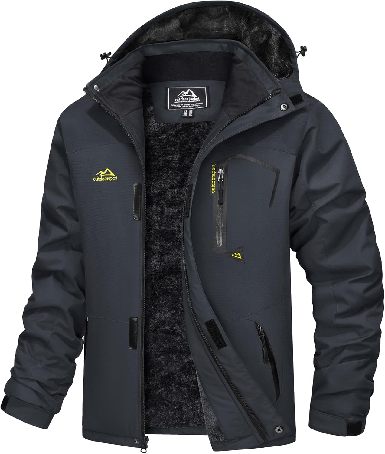 MAGCOMSEN Men's Winter Coats Water Resistant Ski Snow Jacket