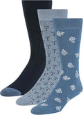 Ted Baker Men's Pattern Crew Dress Socks (3-Pack) - Tailored Comfort