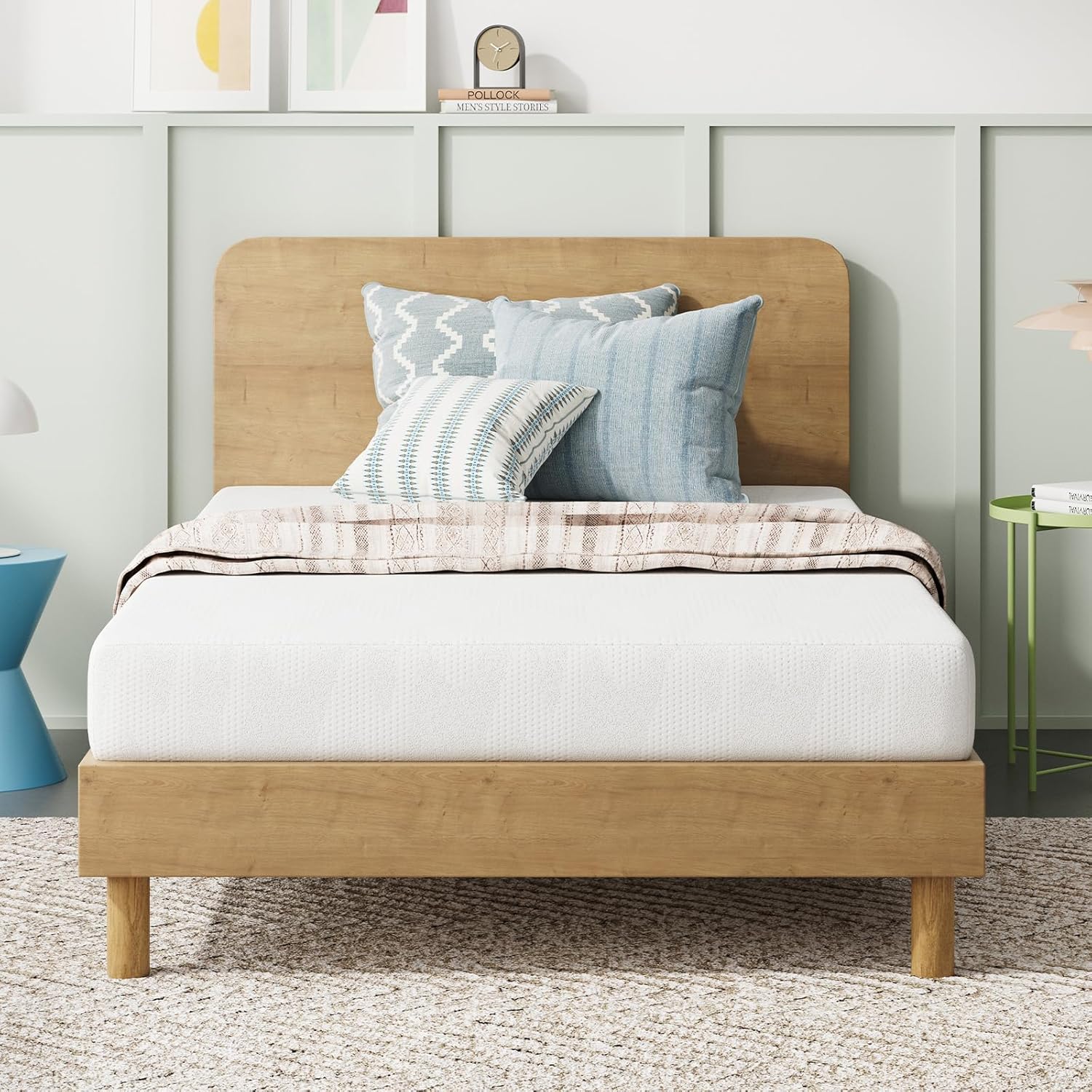 Novilla 6 Inch Full Bed Mattress for Comfort and Pressure Relief