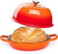 Enamelled Cast Iron Dutch Oven Pot 6 Quart Bread Pot - Ideal
