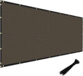 Windscreen Privacy Fence Screen 6ftx50ft Brown - 90% Visibility Block