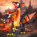 FunFanso 9.5 FT Giant Halloween Inflatable Double Headed Dragon