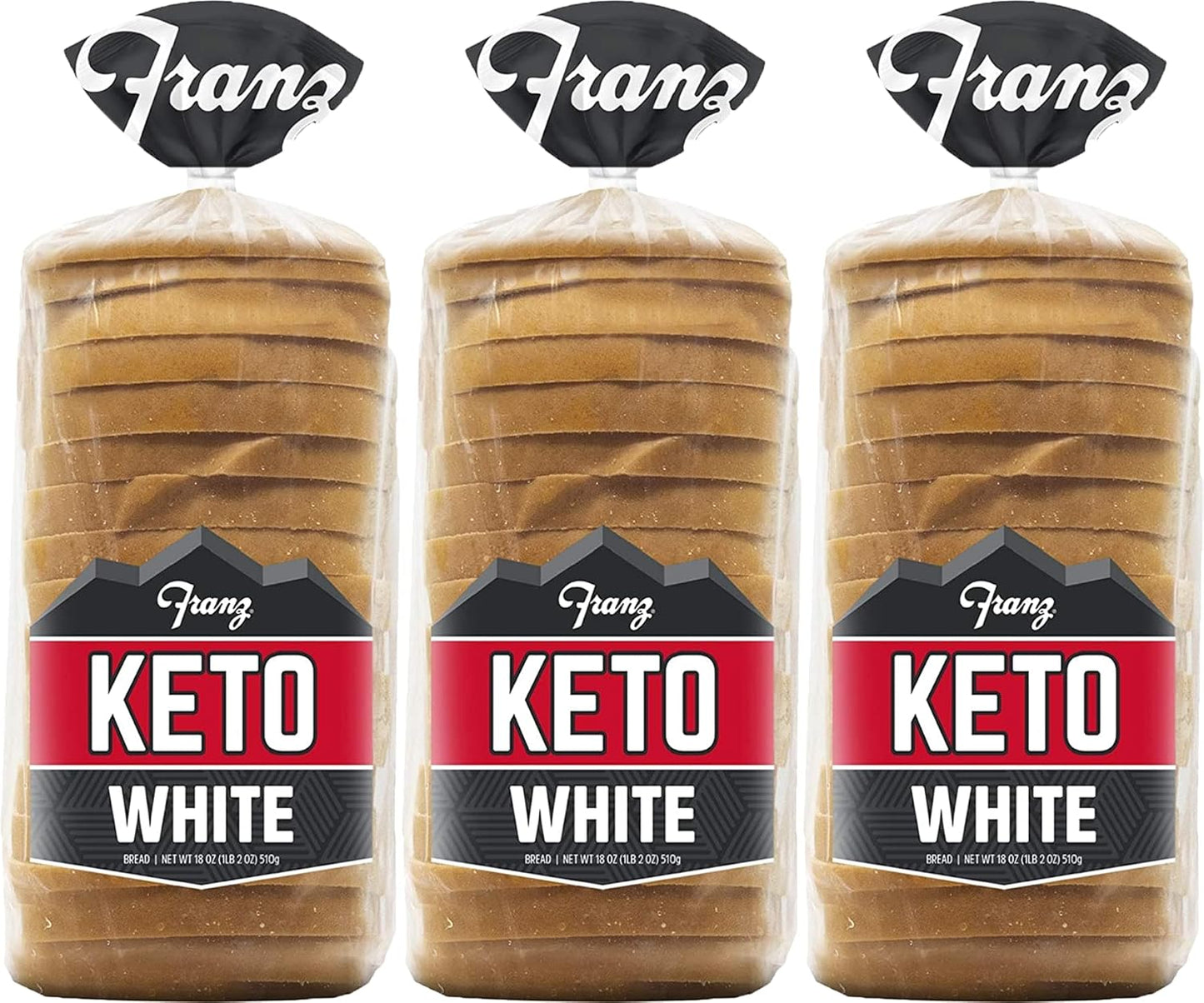Franz Bakery Keto White Bread - Soft, High Protein, Low Carb