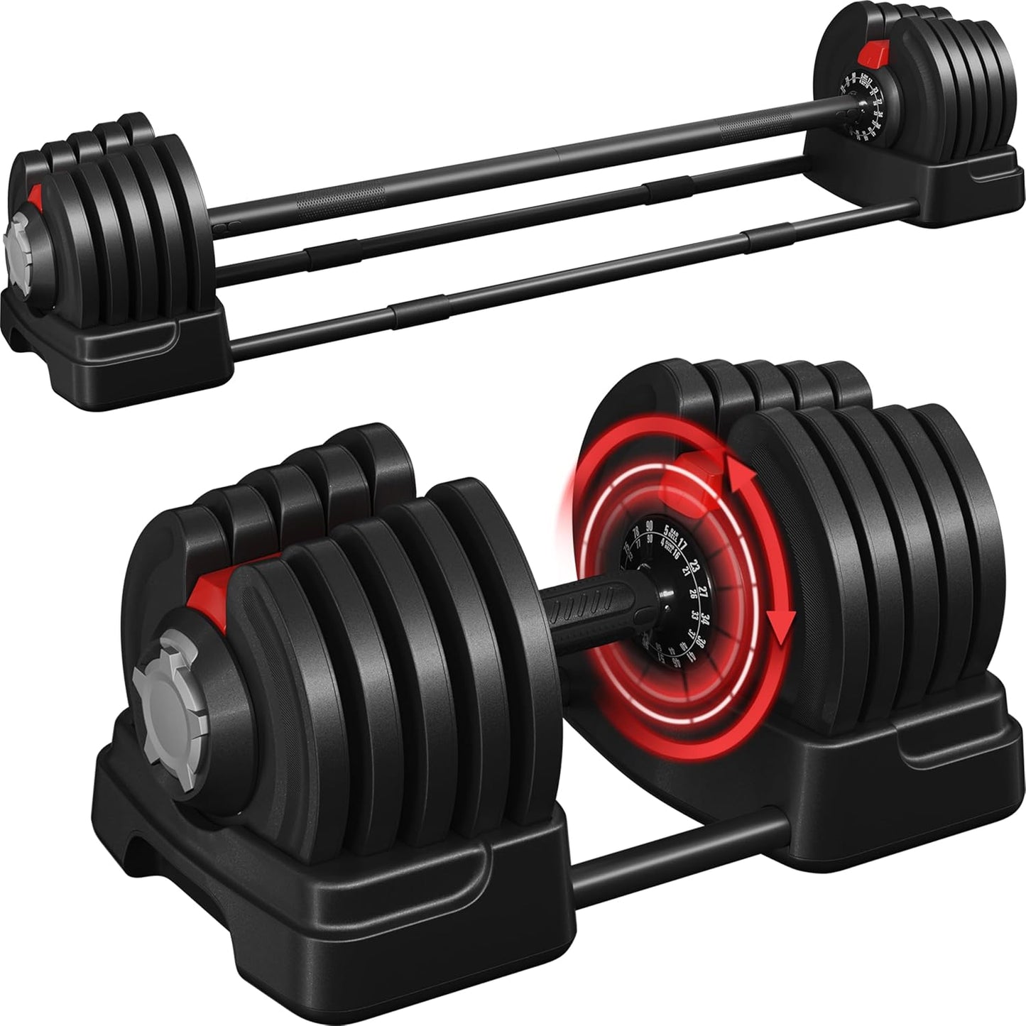 Yaheetech Adjustable Dumbbell Set for Versatile Strength Training