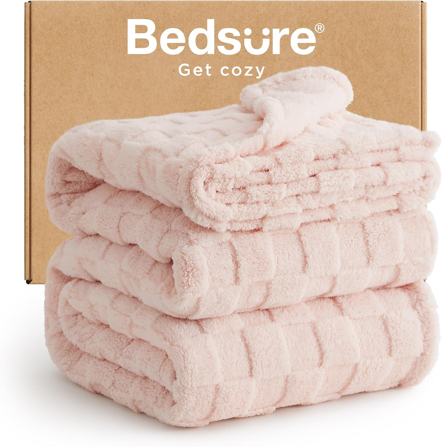 Bedsure GentleSoft California King Blanket - Cozy Fleece Throw