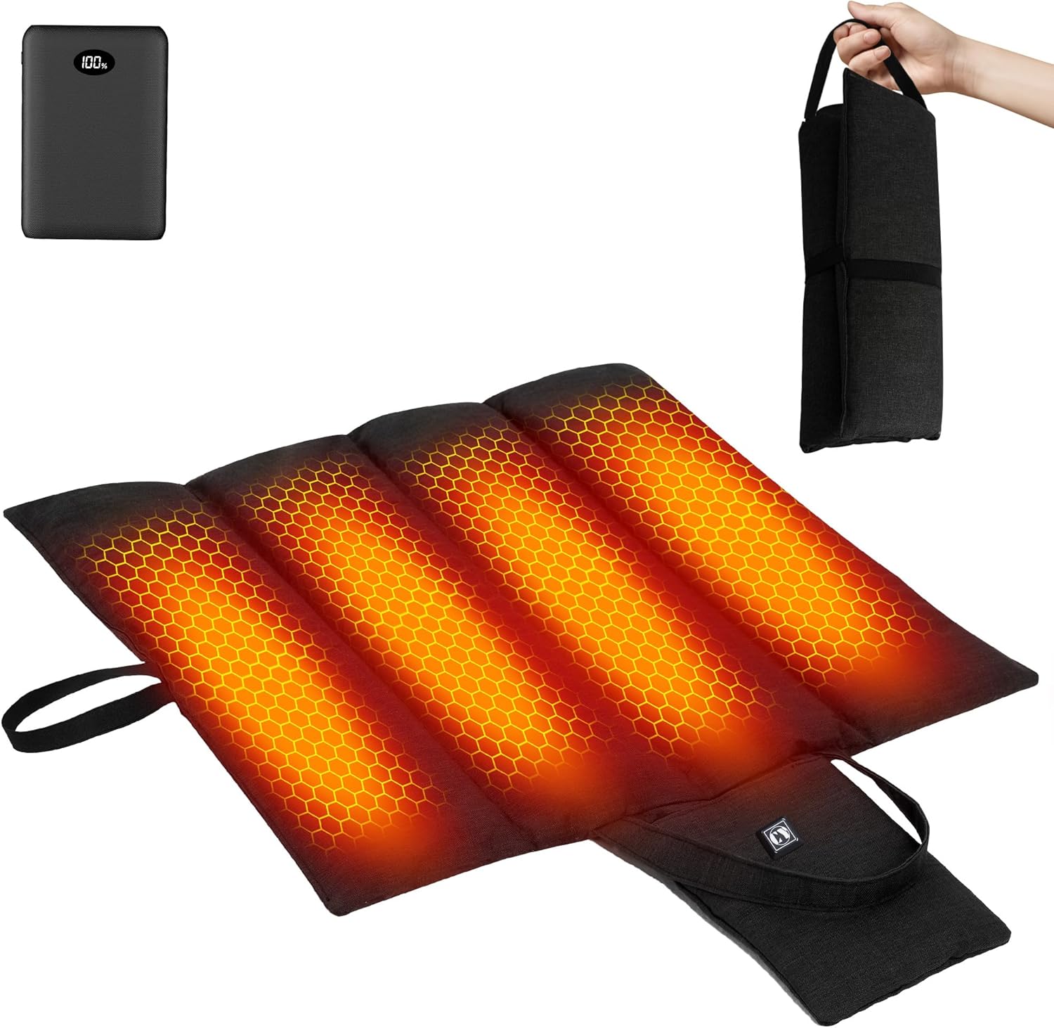 10000mAh Heated Seat Cushion for Ultimate Comfort Anywhere