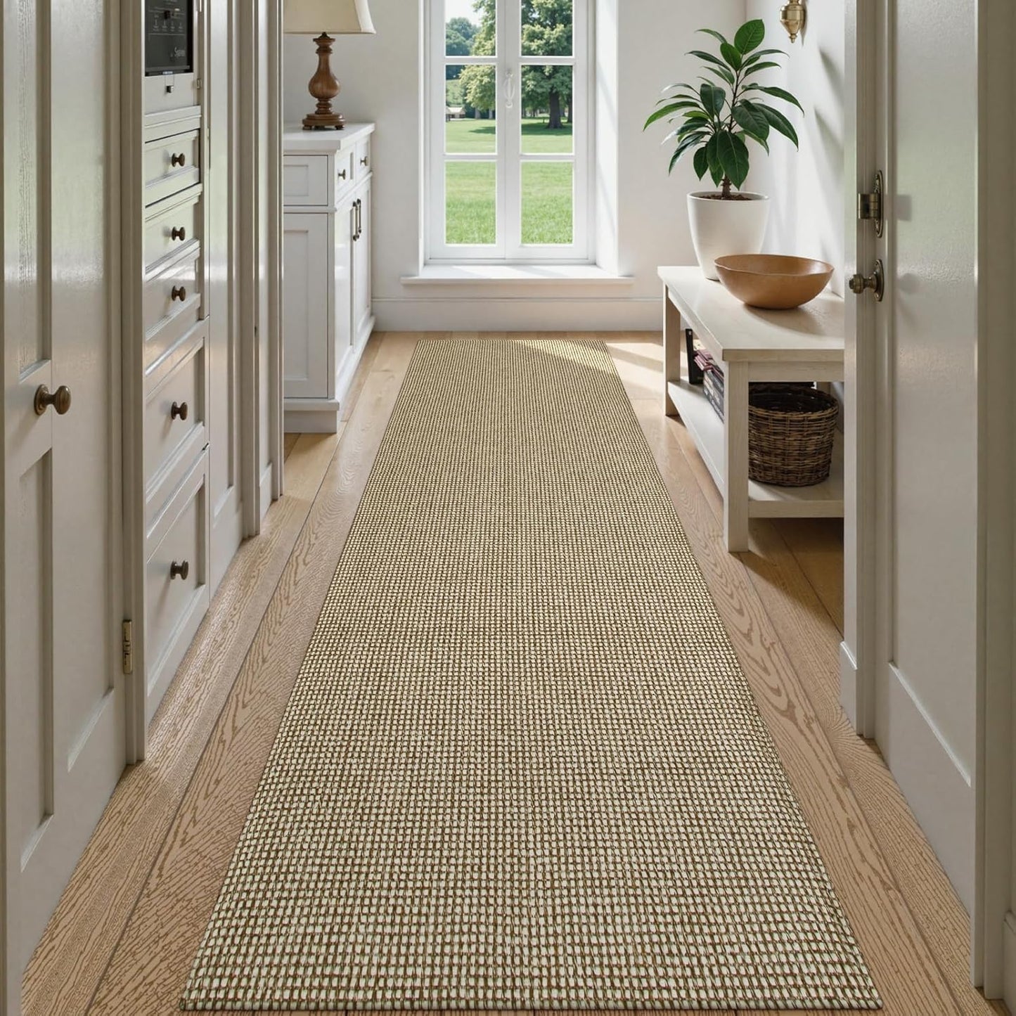 Uphome Kitchen Runner Rug, Washable Boho Non Slip Carpet Runners