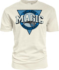 Blue 84 Orlando Magic Ringspun Triblock Ivory T-Shirt - Comfortable