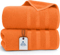 DAN RIVER Bath Sheet 35x70 in Pack of 2 - Soft, Quick Dry Luxury