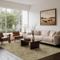 Bavni 8x10 Area Rug Nut Brown - Machine Washable, Low Pile