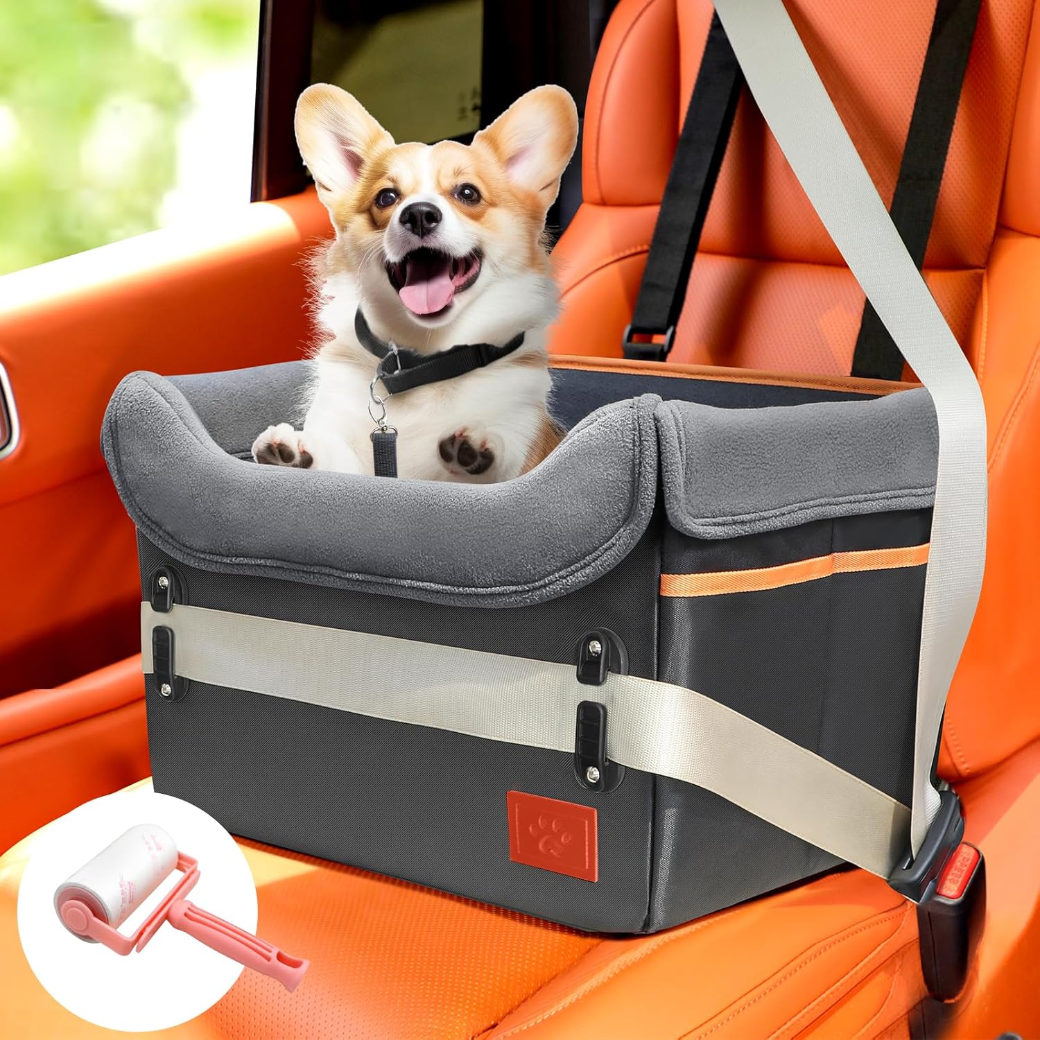 Ziqody Portable Small Dog Car Seat: Safe, Waterproof & Washable