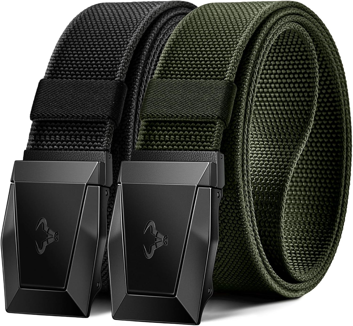 BULLIANT Men Belt 2 Pack for Outdoor Work and Sports Activities
