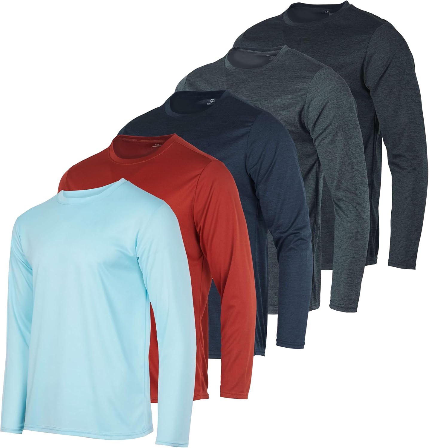 Men's Mesh Quick Dry Athletic Long Sleeve T-Shirt for Comfort