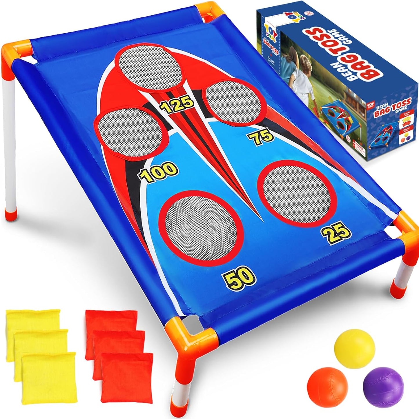 TOY Life Cornhole Set: Fun Outdoor Game for Kids 4-8