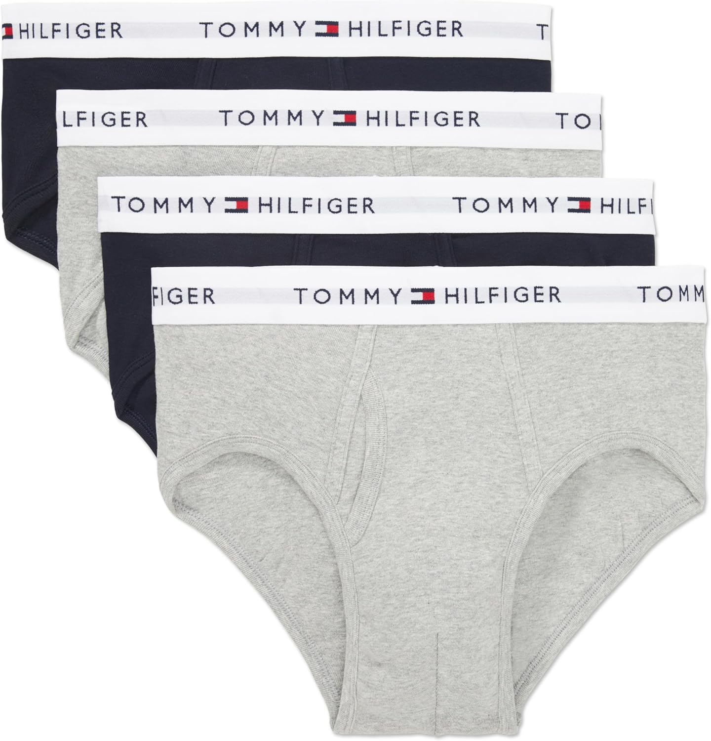 Tommy Hilfiger Men's Cotton Classics 4-Pack Briefs for Comfort