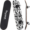 WhiteFang Skateboards for Beginners 31 x 7.88 - Stable Starter Board