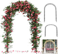 Thickened Rustproof Garden Arch - Sturdy Metal Arbor for Vines