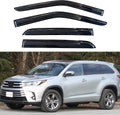 KPY Window Visor Compatible with Toyota Highlander 2014-2019 - 4PC
