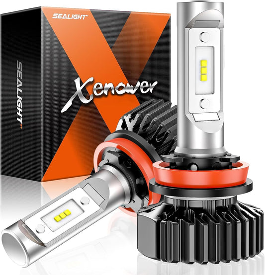 SEALIGHT H11 Fog Light Bulbs with 30,000LM Brightness