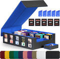 Trading Card Storage Box with Commander Display - 3900+ Card Capacity