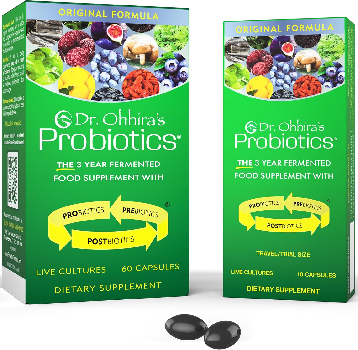 Dr. Ohhira's Probiotics with 13 Strains and Prebiotics, 60 Caps