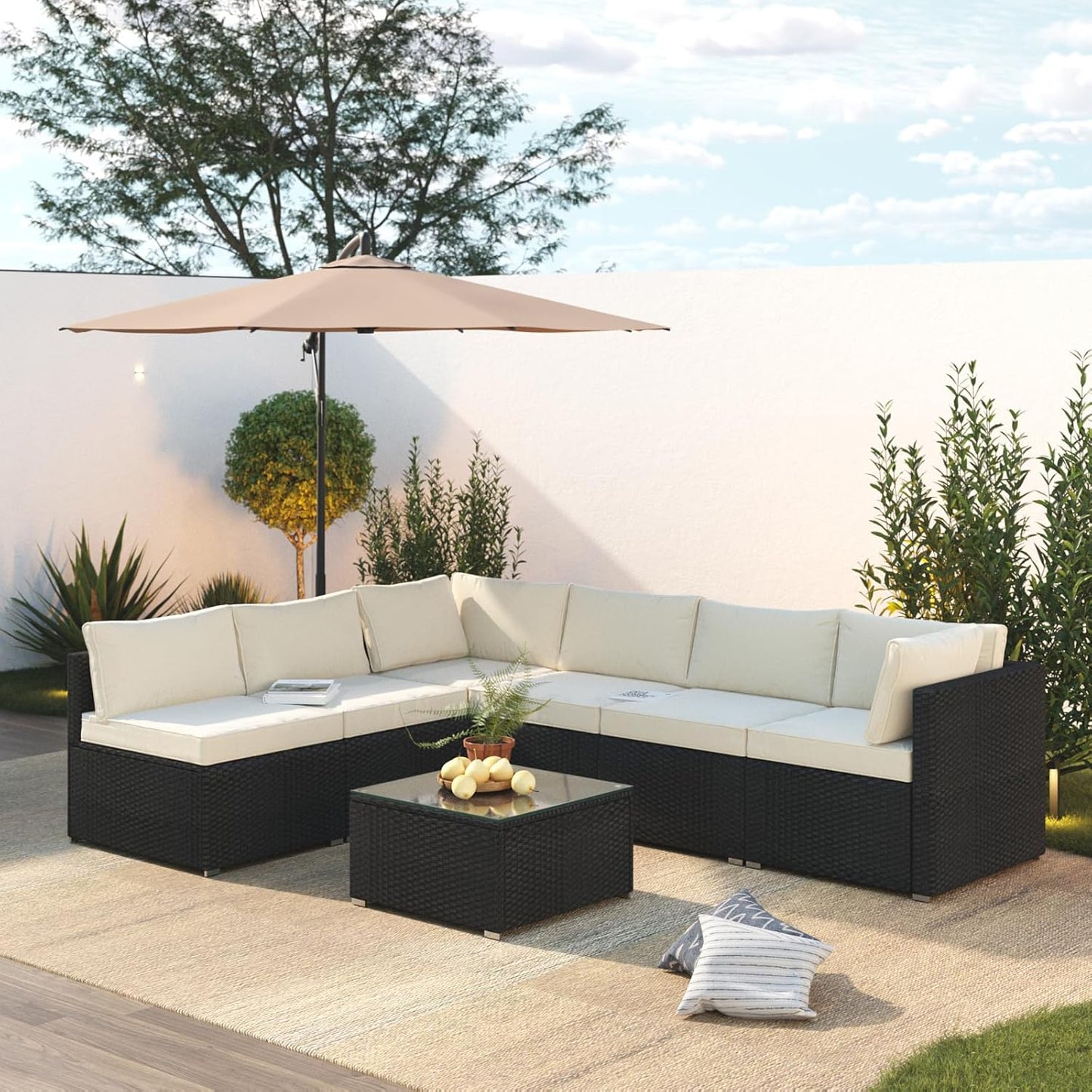 7 Piece Patio Furniture Set for Stylish Outdoor Living