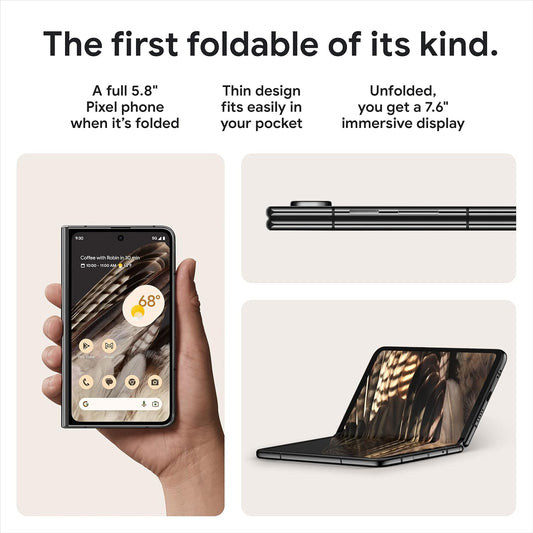 Google Pixel Fold Unlocked 5G Smartphone with Foldable Display