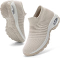 HKR Women's Walking Shoes Arch Support Non Slip Work Shoes naturally