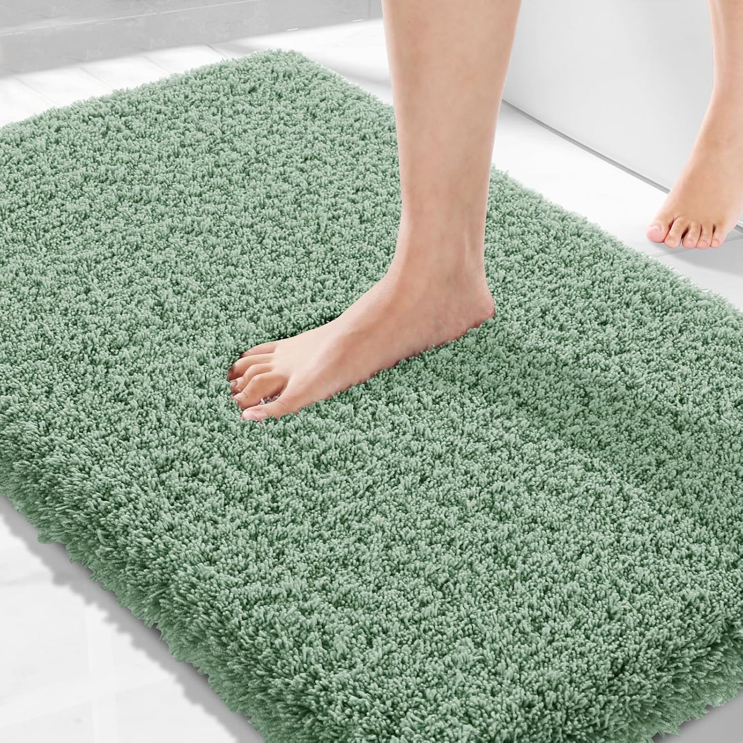 Yimobra Luxury Fluffy Bathroom Rugs for Comfort and Safety