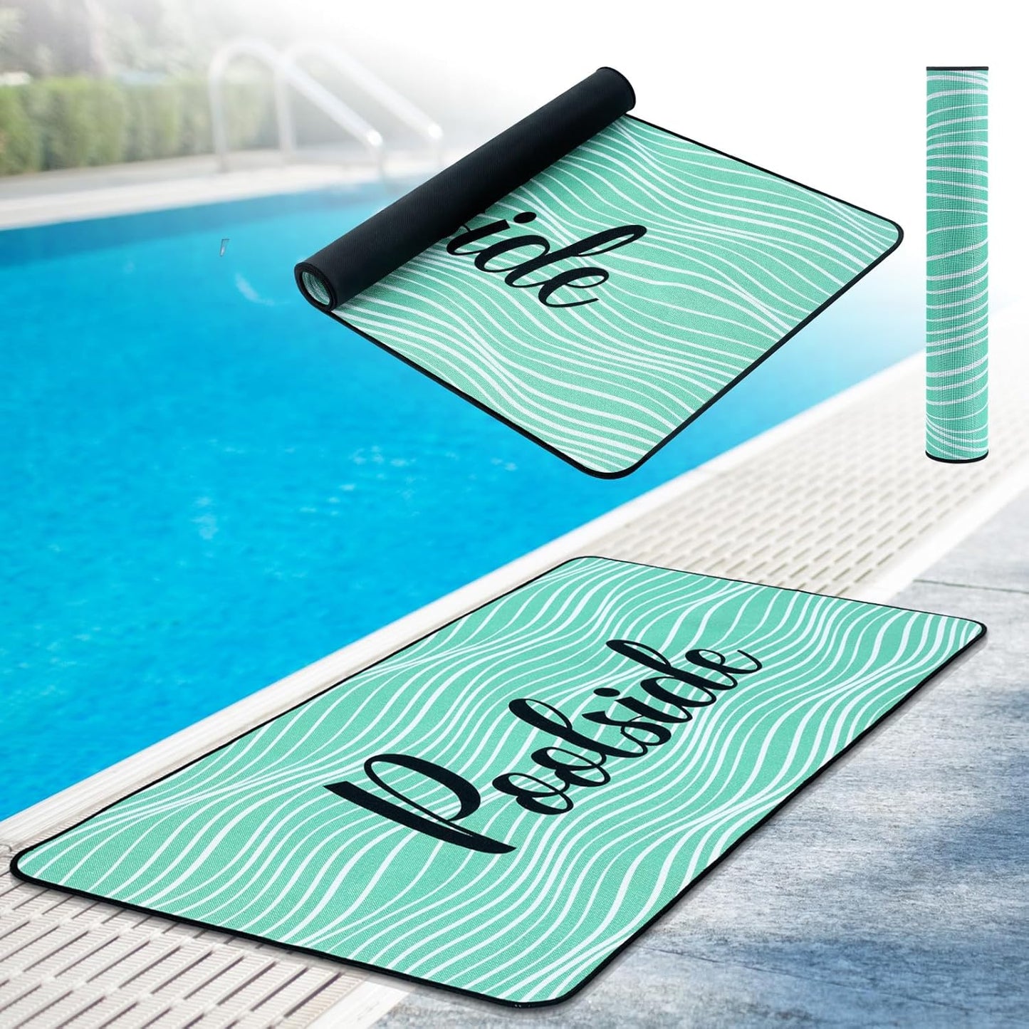24 x 48 Poolside Non Slip Mat for Safety and Comfort