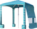 AMMSUN Beach Cabana 6.2ftx6.2ft - Quick Setup Sun Shade