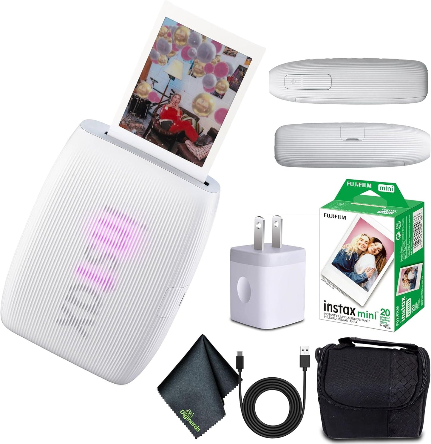 Fujifilm INSTAX MINI LINK 3 Smartphone Printer with Travel Bag