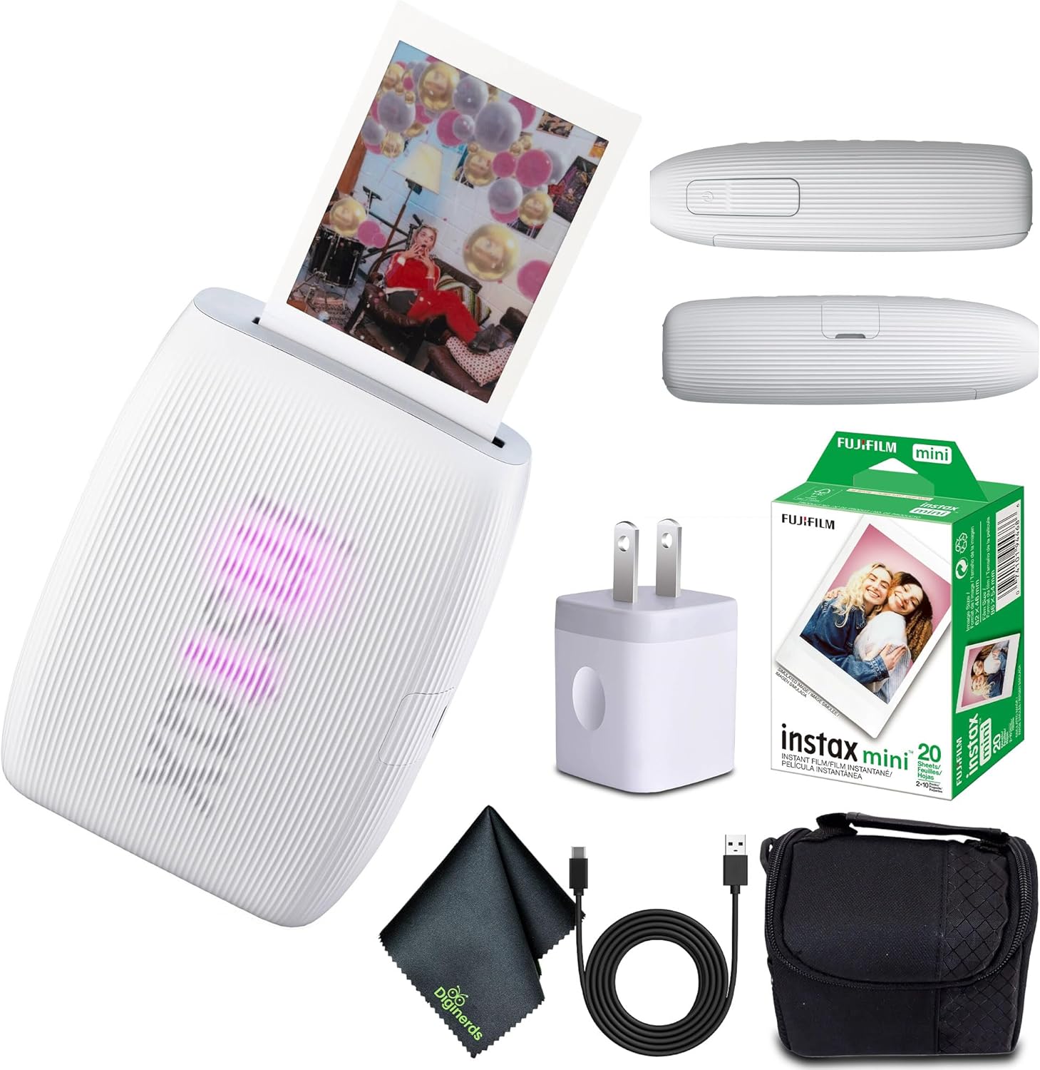 Fujifilm INSTAX MINI LINK 3 Smartphone Printer with Travel Bag