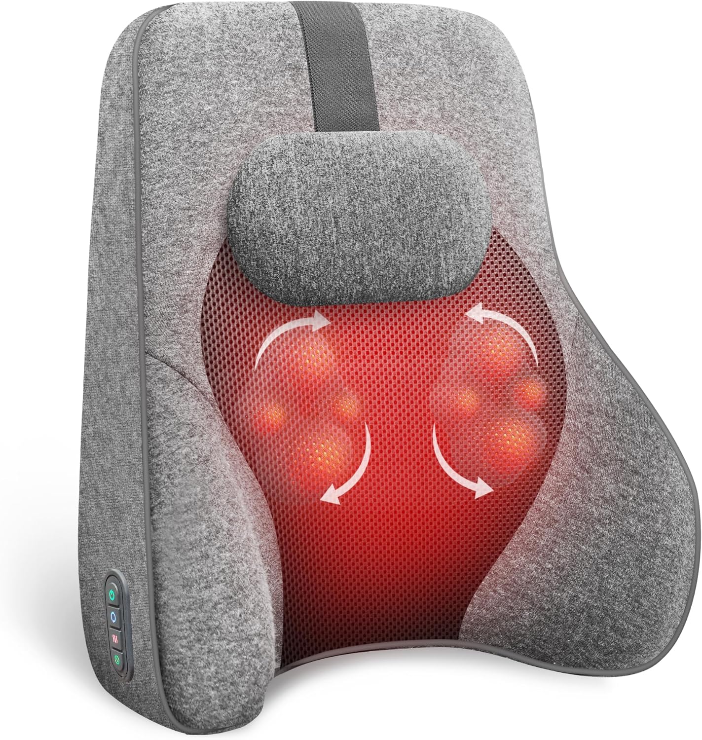 COMFIER Lumbar Support Pillow: Shiatsu Massage & Heat