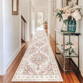Madane Hallway Runner Rug 2x12, Vintage Medallion Design