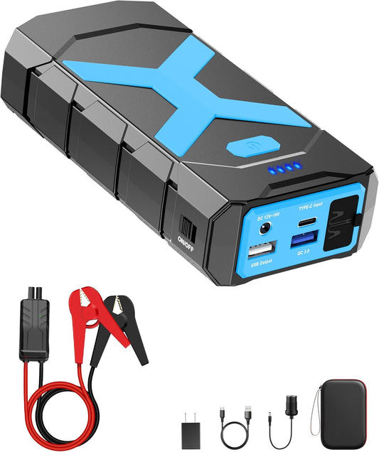 2000A Car Battery Jump Starter for Gas and Diesel Engines