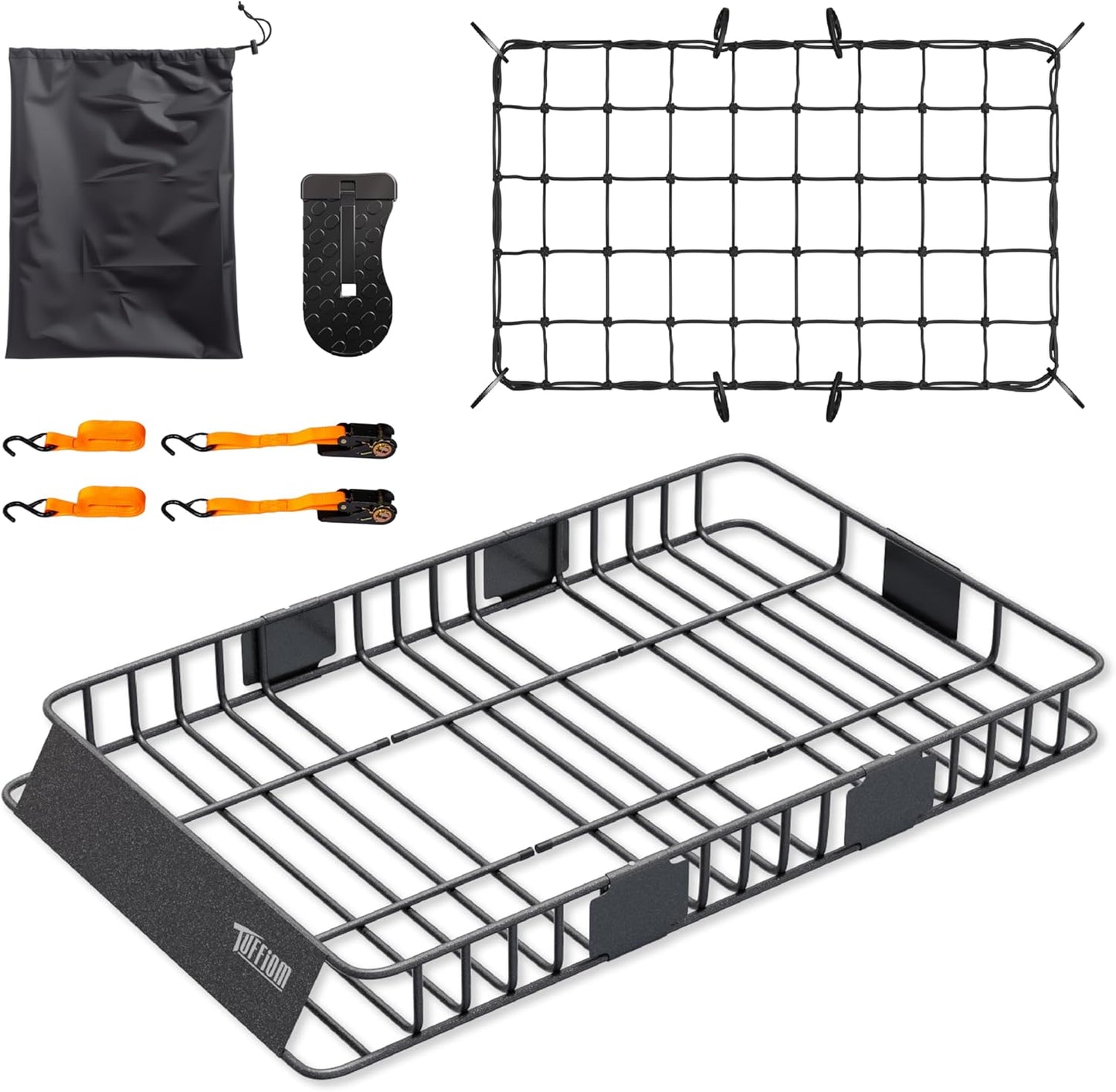 Extendable Rooftop Cargo Carrier Basket for SUVs and Trucks