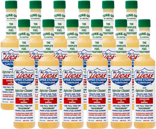 Lucas Upper Cylinder Lubricant & Fuel Injector Cleaner 12 Pack