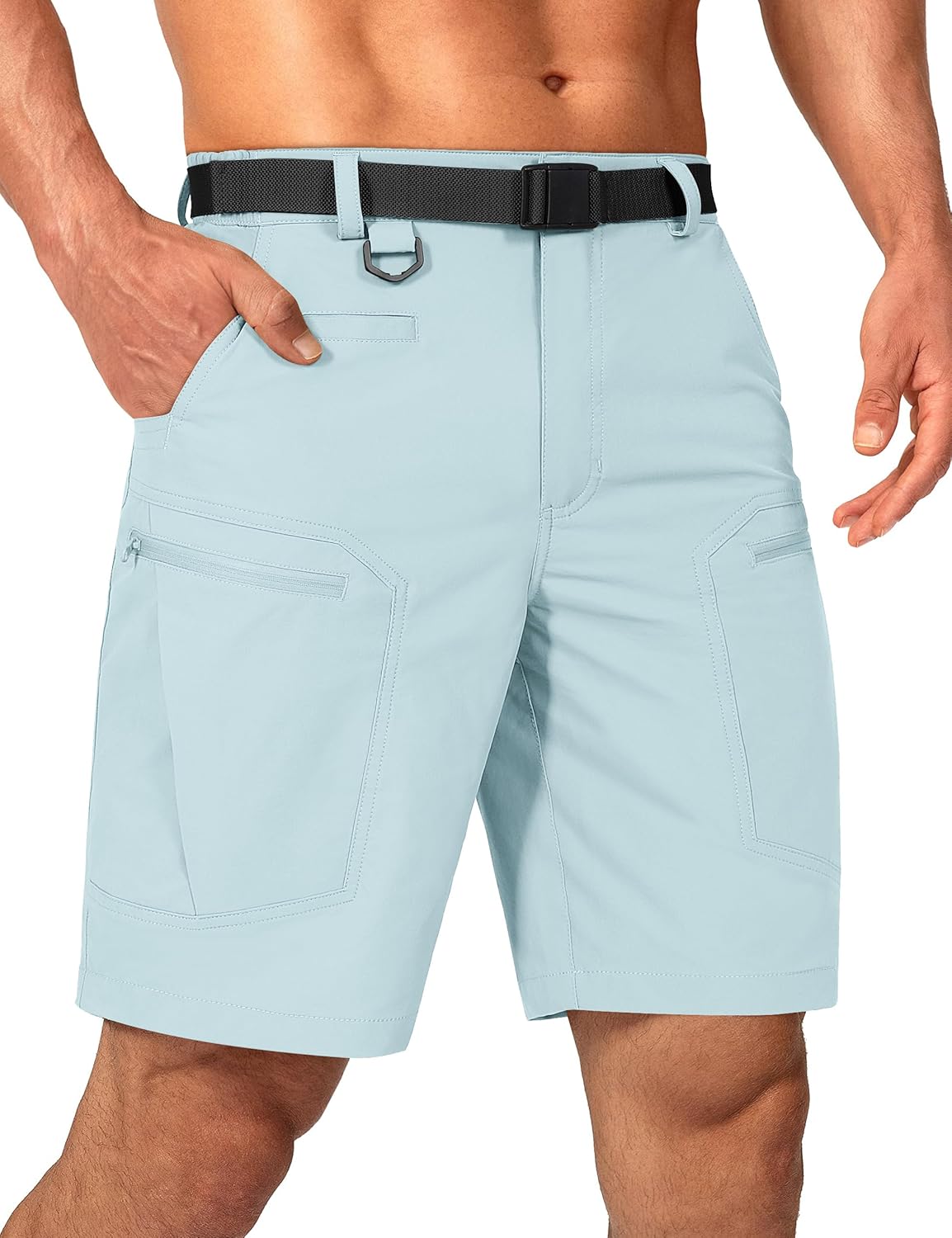 Mens Cargo Hiking Shorts Quick Dry Lightweight Tactical Gear