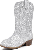 Toddler to Big Kid Glitter Girls Cowgirl Boots for Fun Fashion