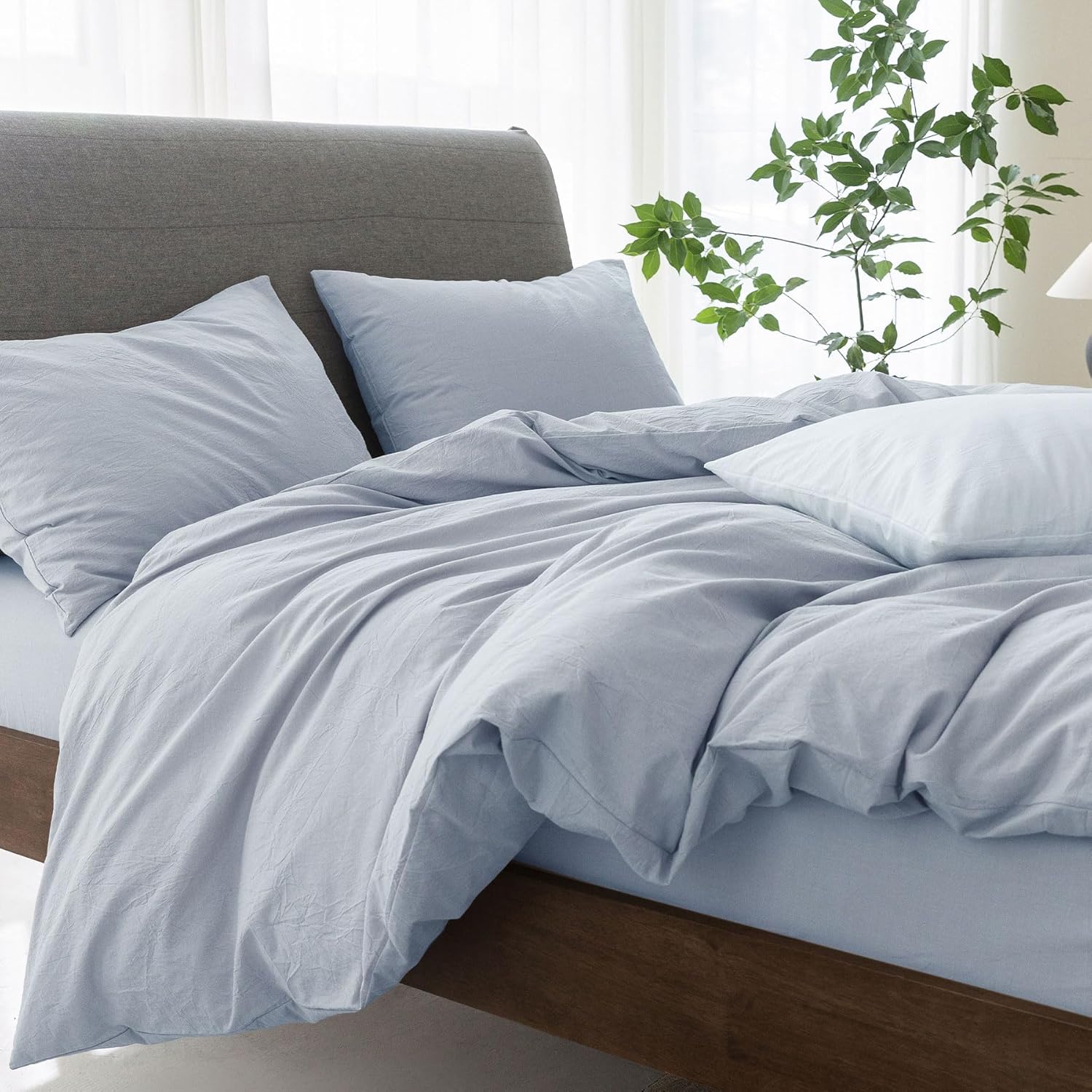 Cooling Queen Duvet Cover Set for Cozy Bedding Experience