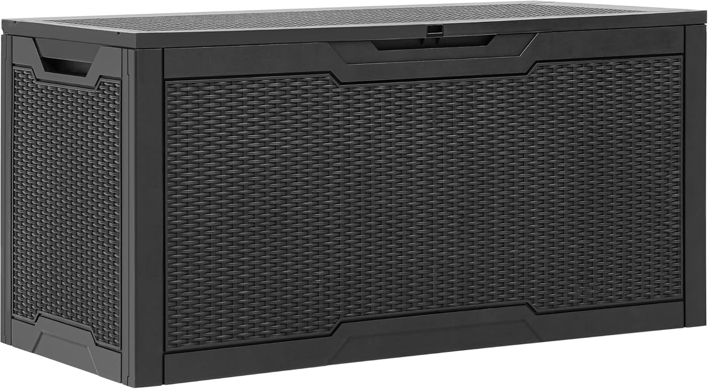 YITAHOME 100 Gallon Resin Deck Box for Outdoor Storage Needs