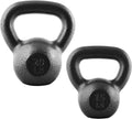 CAP Barbell Black Cast Iron Kettlebell Single or Set - Durable Home