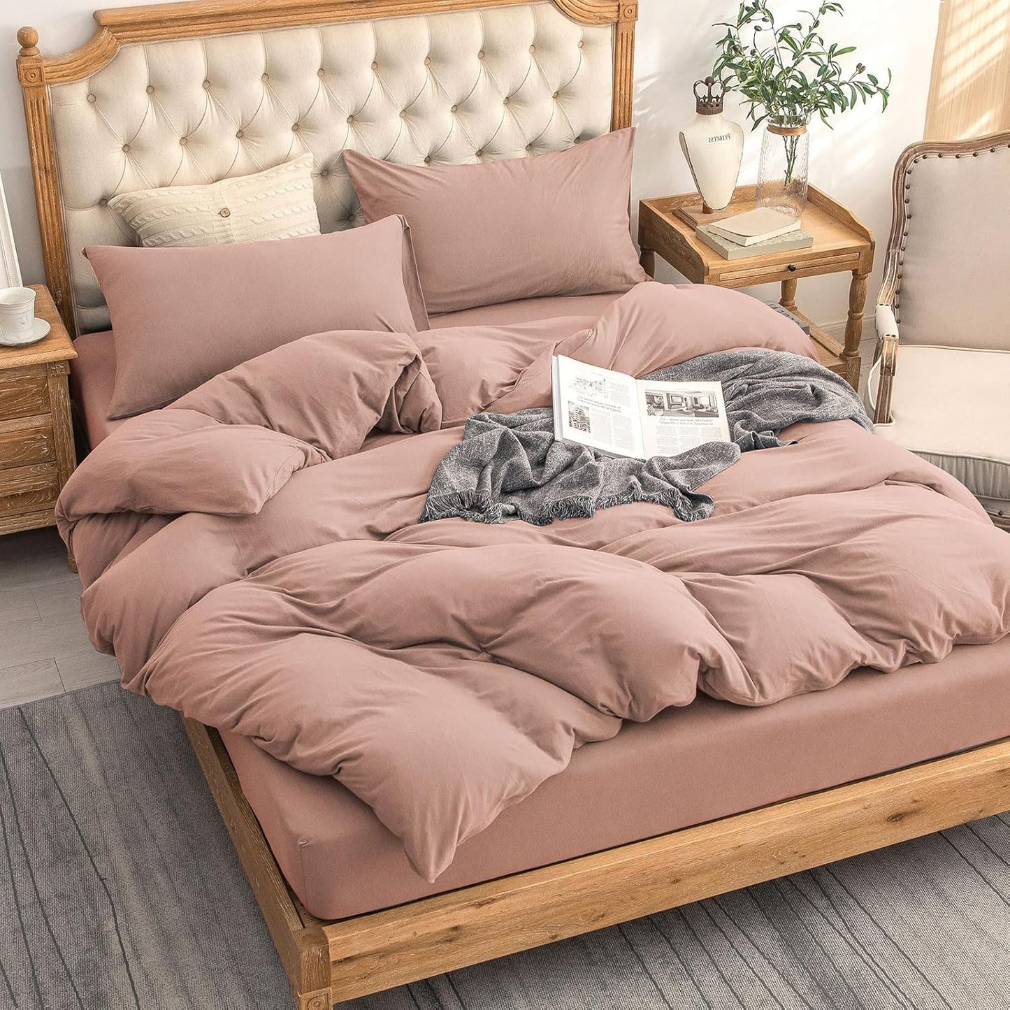 PURE ERA Jersey Knit Duvet Cover Set for Ultimate Comfort