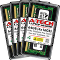 A-Tech 64GB DDR4 3200MHz SODIMM Laptop RAM Kit - Faster Multitasking
